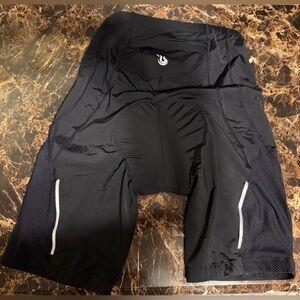 NWT Beroy Black Cycling bike Shorts padded athletic adult size 2XL